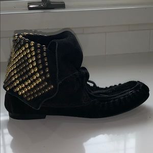 Steve Madden studded moccasin